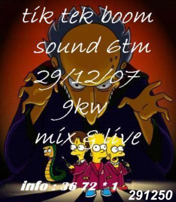 tiktekboom jour de l'an